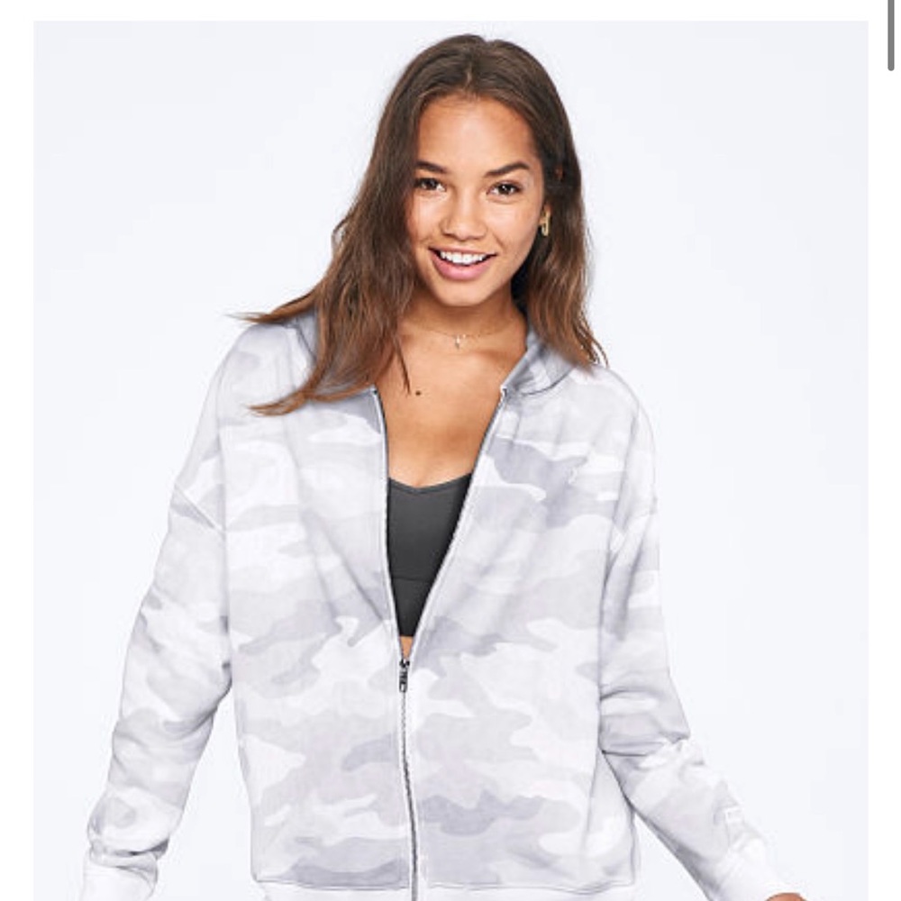 NWT Victoria’s Secret Pink zip up hoodie XS